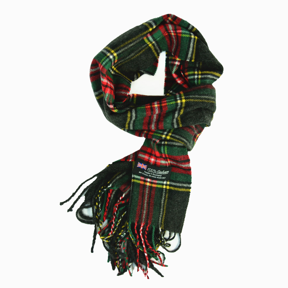 Sciarpa In Tartan 100% Cashmere Made In Scotland - Italia
