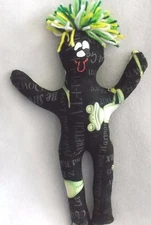 Handmade Yoga Frog Dammit Doll ~ long/short hair ~ Unique Gift idea