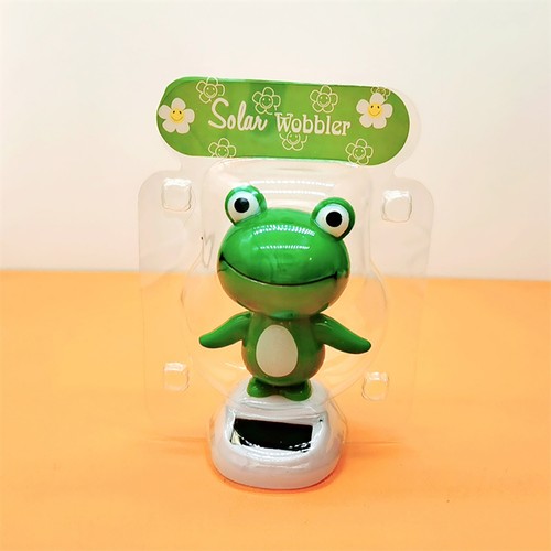 2pcs Frog Solar Dancing Toy Solar Powered Dancing Frog Shaking Toy Car Dashboard - Picture 12 of 12