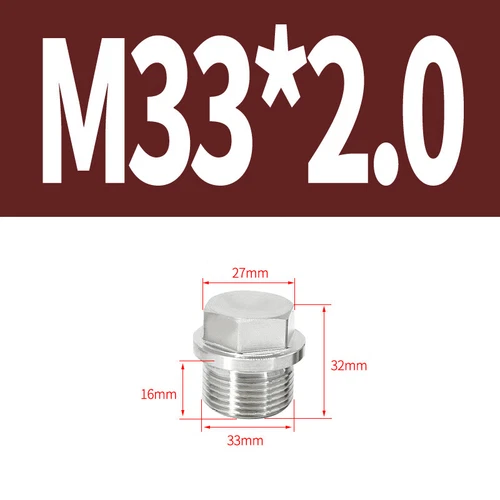 Viti di chiusura DIN 910, da M8 a M48, acciaio inox V2A, tappi di chiusura - Foto 55 di 58