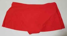 Time and Tru Women's Solid Knotted Skirt Swimsuit Bottoms Size S/CH 4-6 Orange