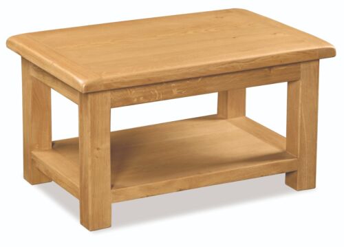 Oakvale Large Coffee Table / Oak Coffee Table / Coffee Table With Shelf / Table - Picture 17 of 24