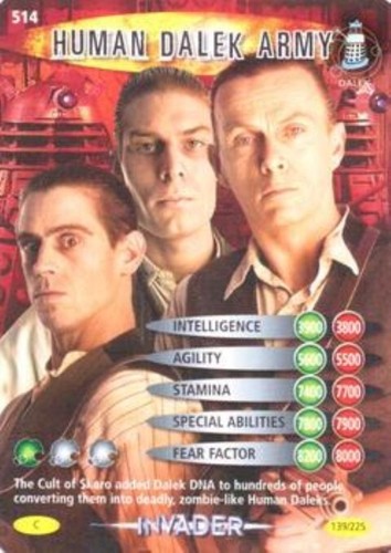 DOCTOR WHO BATTLES IN TIME INVADER CARDS COMMON & RARE 376 TO 599 - Picture 118 of 183