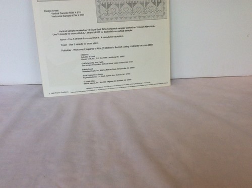 Theron Traditions #10 Country Kitchen Hearts Cross Stitch Pattern Leaflet Book - Picture 2 of 2