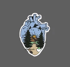 Heart Sticker Outdoor Nature Waterproof NEW
