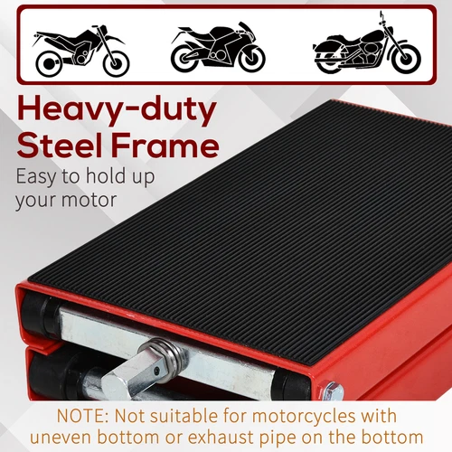 500KG Motorbike Motorcycle Table Bench Workshop Scissor Lift Jack Stand Paddock - Picture 7 of 12