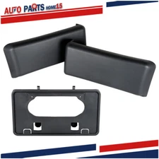 Front Bumper Guards Pads License Plate Bracket For Ford F-150 2009-2014