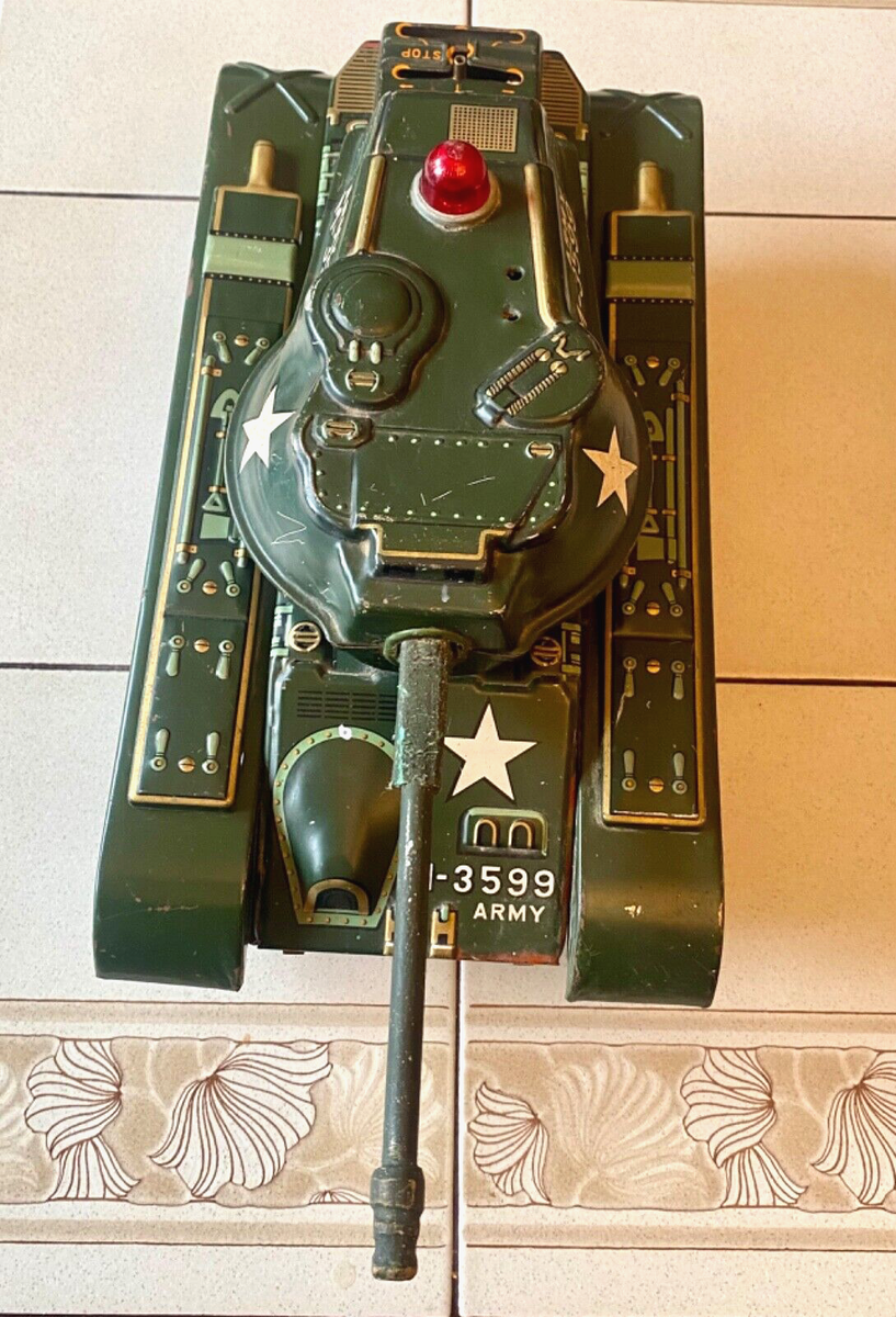 ブリキの戦車　M-3599 マスダヤ ブリキ 戦車 M-3599 日本製 箱無し 参考買取価格