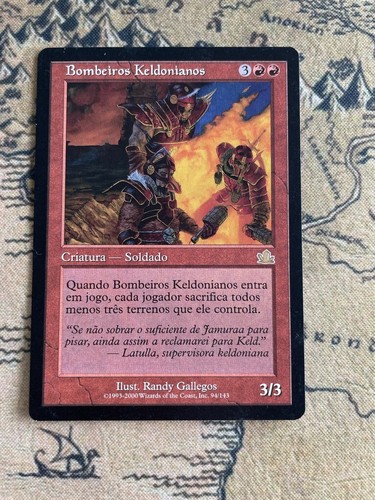 MTG Magic Keldon Firebombers NEAR MINT! (Prophecy, Portuguese) RARE