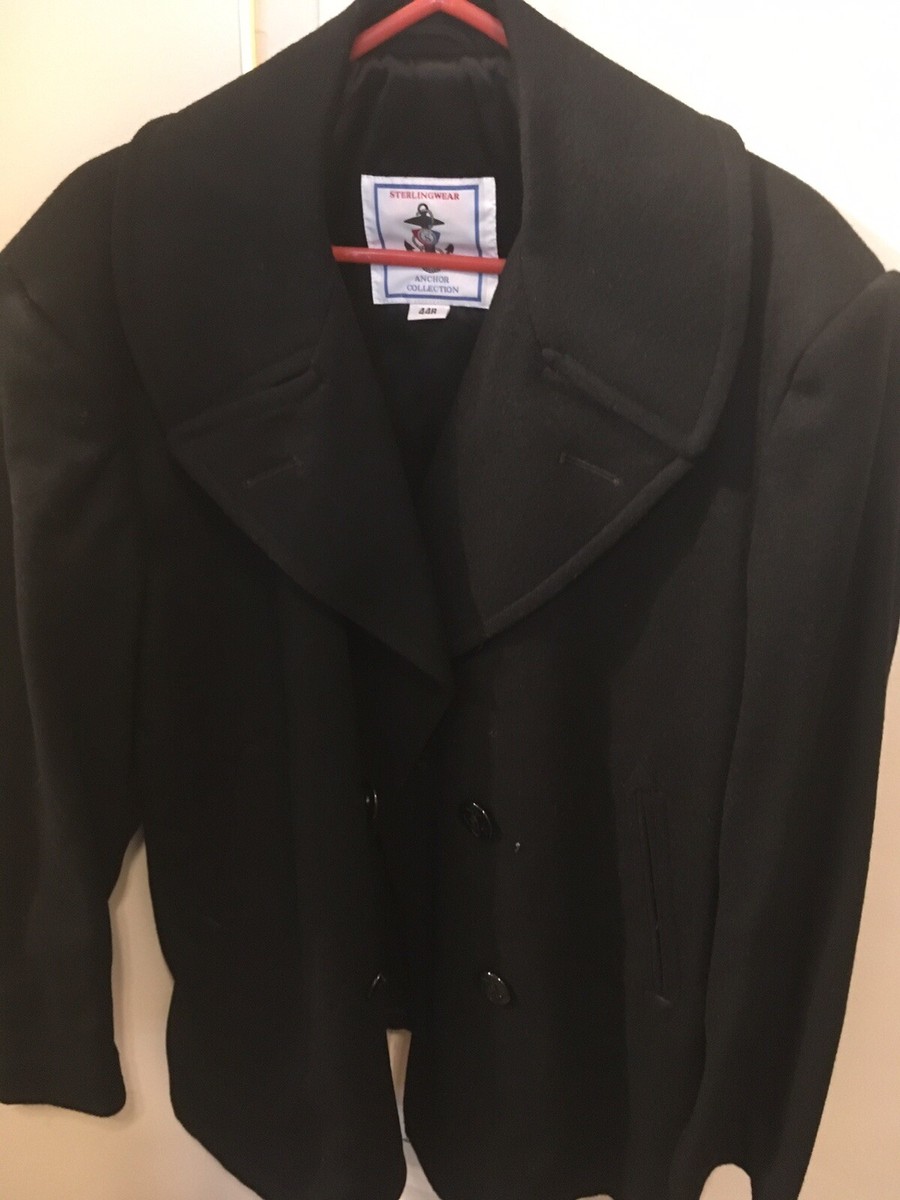 STERLINGWEAR ピーコート 38R　ネイビー　made in USA s-l400.jpg