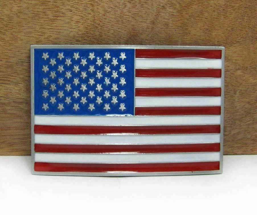 American flag belt buckle deals