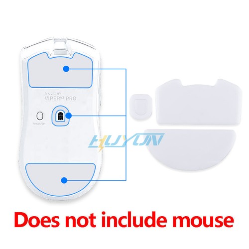 2 Sets abgerundete Kanten Mausfüße für RAZER Viper V3 PRO Maus - Bild 3 von 45