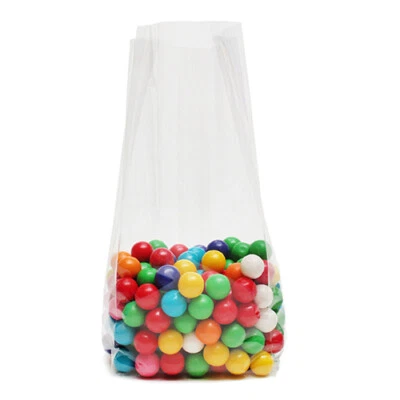 Clear Cellophane Gusseted Bags