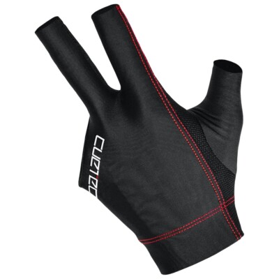 New Cuetec BLACK Axis Billiard Glove LEFT HAND - 4 Size Options - 1 Glove