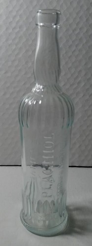 Vintage James Plagniol Glass Bottle Olive Oil France Embossed Advertising - 第 1/5 張圖片