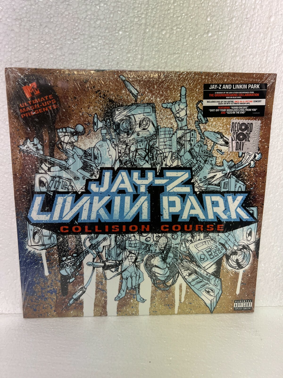 Jay-Z Linkin Park Collision Course Blue Vinyl + DVD 2014 Record Store Day