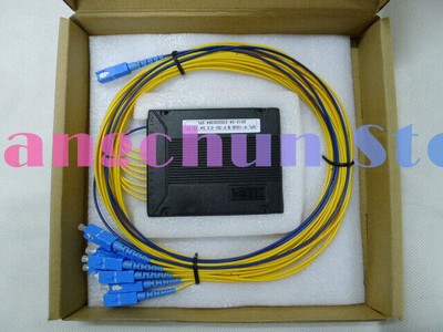 1 split 8-way optical fiber splitter 1:8 waveguide type SC #A6-38#