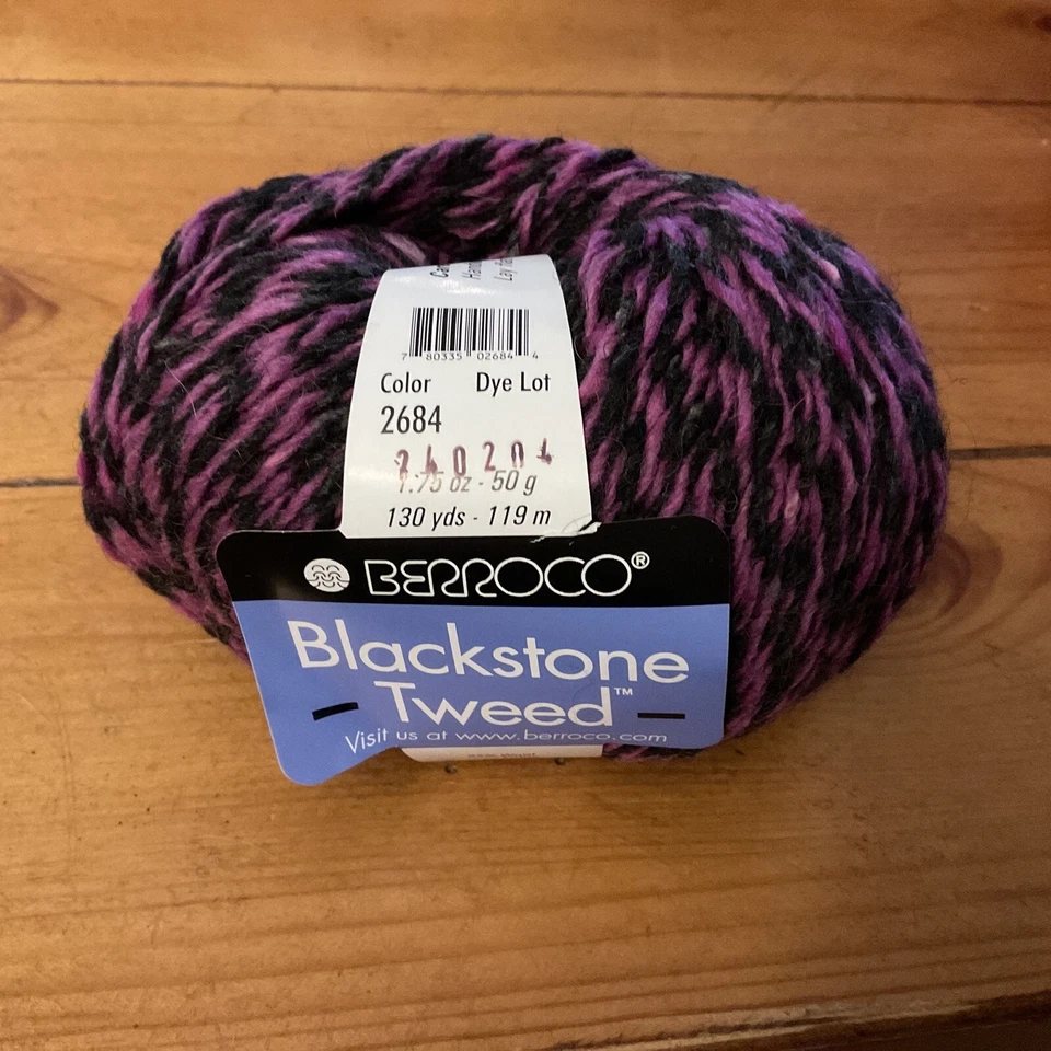 Hilo de tweed Berroco Blackstone color 2684... lote de 10 bolas, 130 yardas cada una. Foto 3 de 4