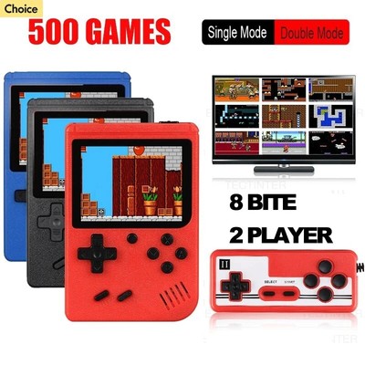 Retro Video Game Console Built in 500 Games Portable Handheld Kids Game Console