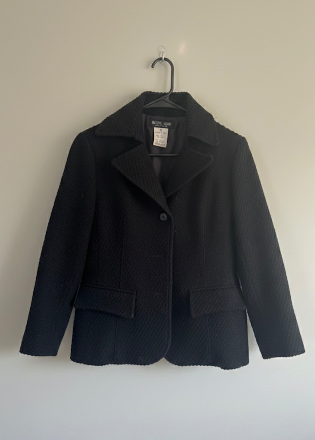 Beating Heart Black Structured Tailored Coat Jack… - image 1