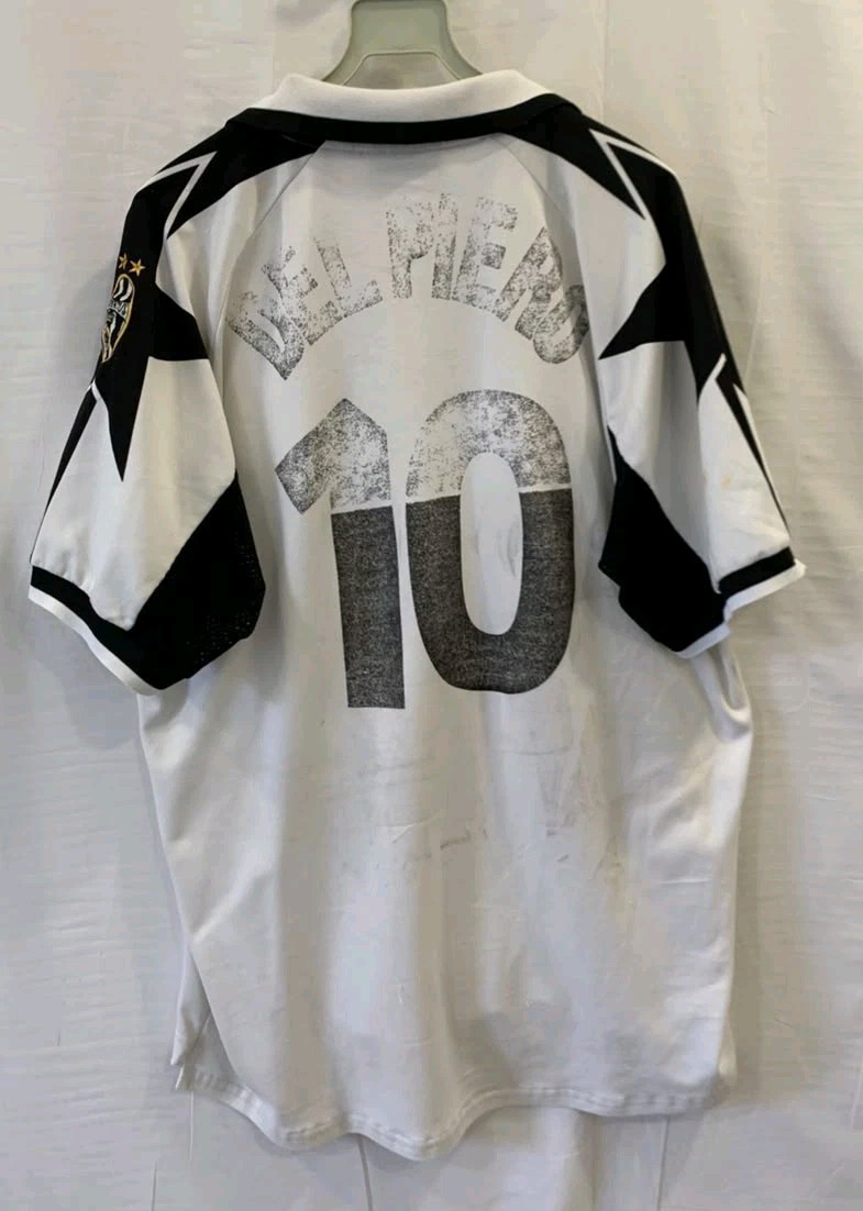 VINTAGE Kappa Juventus Alessandro Del Piero 10 Soccer Jersey XL D+ Liberta.#21