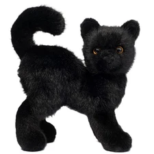 ✤ New DOUGLAS CUDDLE TOY Stuffed Plush BLACK CAT Scary Kitten Halloween Plushie