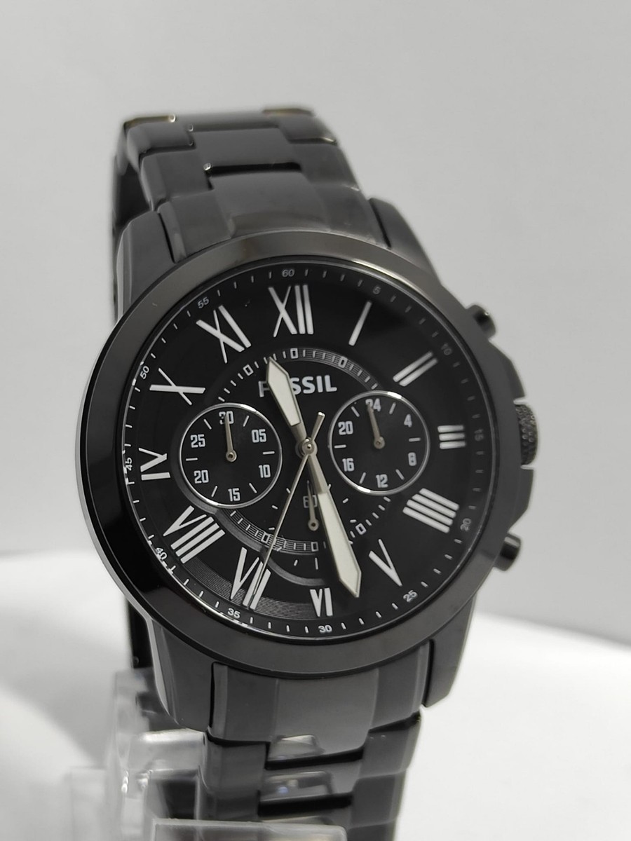 fossil grant mens chronograph watch FS4832 UK