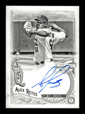2017 Topps Gypsy Queen Alex Reyes #GQA-AR Rookie Autograph Black & White /99
