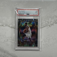 2021-22 Panini Select - Concourse Kyrie Irving #80 Black Flash Prizm 1/1