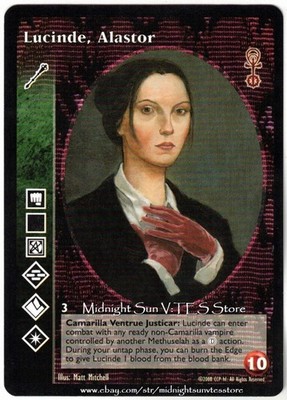 Lucinde, Alastor Ventrue Anarchs & Alastors Storyline Promo V:TES Vampire CCG