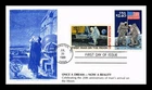 DR JIM STAMPS US COVER MOON LANDING PRIORITY MAIL FDC COMBO KMC VENTURE