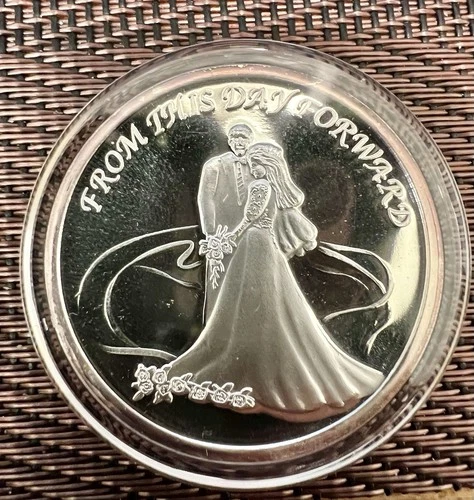 From This Day Forward "Wedding Day" 1 Oz .999 Fine Silver Round Engravable 2025
