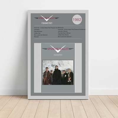 Spandau Ballet   Diamond Fine Art Album Poster
