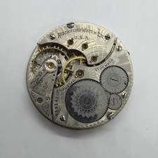 Rockford 16s Antique Scarce Grade 569 HC Pocket Watch 4 Repair Movement Only 147