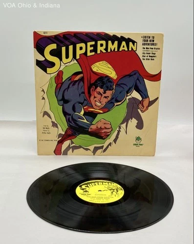 1978 Superman Four New Adventures Peter Pan 8211 Vinyl LP Record Vintage DC