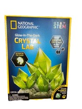 National Geographic Glow-in-the-Dark Crystal Growing Lab Kit STEM NEW
