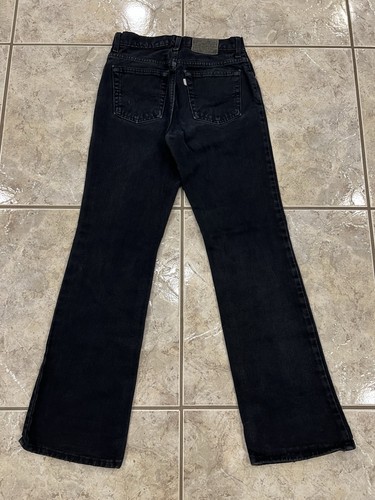 Rare Vintage 90s Women’s 28X30 Flared Silver Tab Levi’s Denim Jeans USA MADE