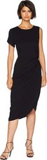 SANCTUARY Womens Asymmetrical One Sleeve Sleeveless Midi Medium NEW