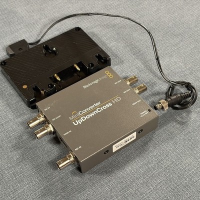 Blackmagic Design Mini Converter UpDownCross HD w/ DC power & Gold mount adapter