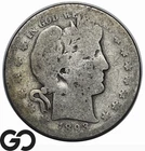 1893-S Barber Half Dollar, Better San Francisco Issue