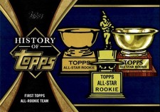 2021 Topps First Topps All-Rookie Team #HOT-4 The History of Topps Blue 5L