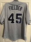 Cecil Fielder New York Yankees #45 Signed Baseball Jersey PSA authentic