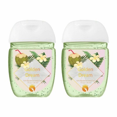 Aquarius Golden Dream Handgel Antibakterielles duftendes Taschendesinfektionsgel - 29ml