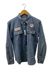 WACKO MARIA Denim Long Sleeve Shirt Indigo M