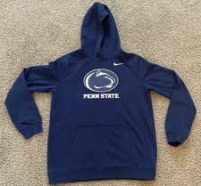 Penn State Nittany Lions Hoodie Youth XL Blue NCAA Football Nike Pullover Fleece