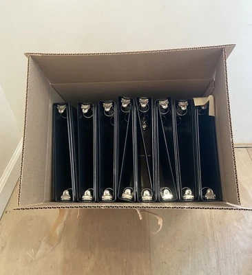 LOT OF 16 - 1 Inch 3 Ring Presentation Binders Clear Overlay Office School Black - Image 1 of 4