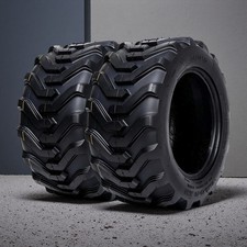 Set 2 18x8.50-10 Skid Steer Tires 18x8.5x10 8pr Sks Industrial Loader Heavy Duty