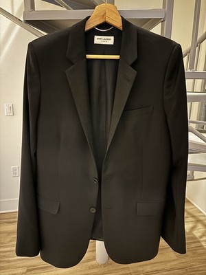SAINT LAURENT PARIS テーラードジャケット 48 黒 Saint Laurent Paris Black Slim Blazer 48 Hedi Slimane 2013 | eBay