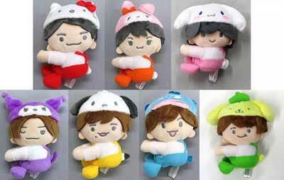 Naniwa Danshi x Sanrio Schlüsselanhänger 7er Set Maskottchen Hello Kitty Mame...