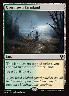 Overgrown Farmland- Innistrad Remastered  Regular MTG-NM